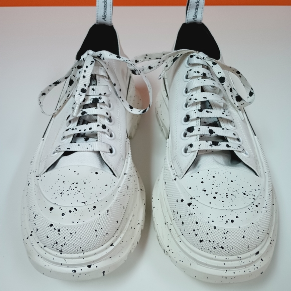 Alexander McQueen Lace Up Canvas Sack Sneakers - Picture 7 of 14